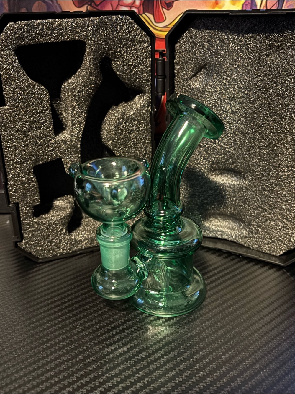 Green Glass Decorative